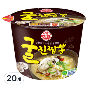 오뚜기 굴진짬뽕 용기 110g, 20개