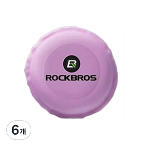 락브로스 휴대용 타이어 마카롱 펑크 패치, 퍼플, 6개