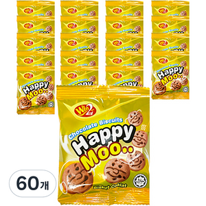 해피무 초코맛 비스킷, 12g, 60개