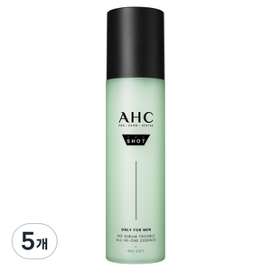 AHC 온리 포 맨 노세범 올인원 에센스, 200ml, 5개