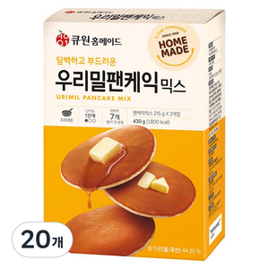 큐원 우리밀 팬케익믹스, 430g, 20개
