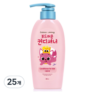 베비언스 핑크퐁 부드러운 컨디셔너 자몽릴리향, 380ml, 25개