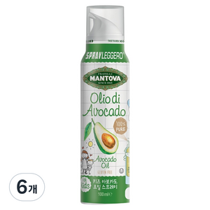 만토바 키즈 오일 스프레이, 아보카도, 100ml, 6개