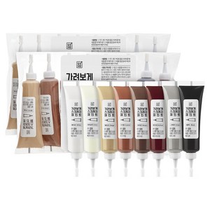 깔끔대장 가려보게 스크래치 페인트 8종 x 2p 세트, 혼합색상, 160g, 2개