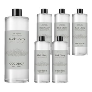 코코도르 디퓨저 리필, 블랙체리, 500ml, 6개