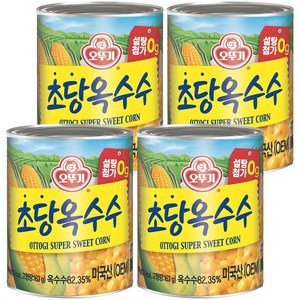 오뚜기 초당옥수수, 198g, 4개