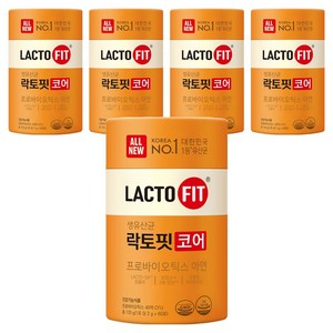 락토핏 코어 유산균 60p, 120g, 5개