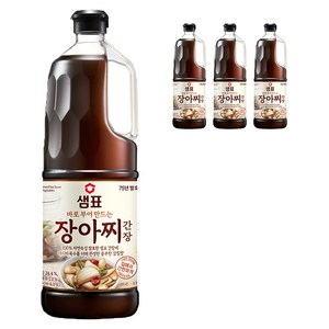 샘표 장아찌 간장, 1.7L, 4개
