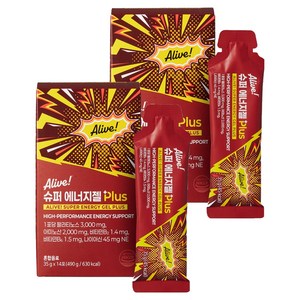 얼라이브 슈퍼 에너지젤 플러스, 490g, 2개
