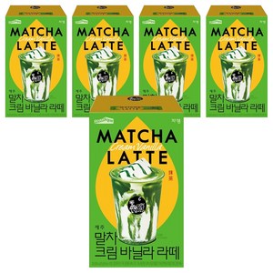 까페모리 로스티크 말차 크림 바닐라 라떼, 20g, 10개입, 5개
