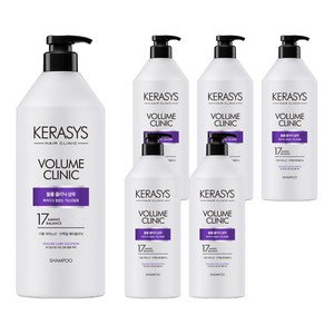 케라시스 볼륨 클리닉 단백질 샴푸 플로럴파우더향, 980ml, 6개
