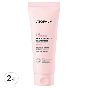 아토팜 매터니티케어 스칼프 테라피 트리트먼트, 220ml, 2개
