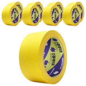 신흥테이프 마스킹 테이프 노랑 48mm x 40m, 9개