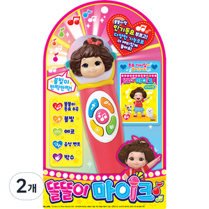 미미월드 똘똘이 마이크, 혼합색상, 2개