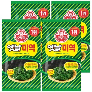 오뚜기 옛날 미역, 100g, 4개