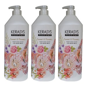 케라시스 퍼퓸 린스 스위트 앤 플라워리, 1L, 3개