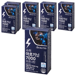 아임뉴트리 슈퍼 아르기닌 7000 오르니틴 레몬맛 액상스틱 15p, 6개, 300ml