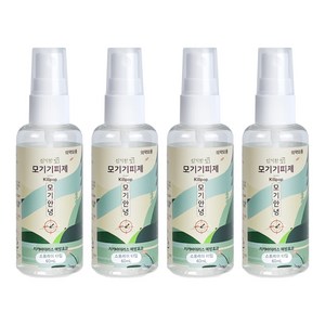 신기한방 모기안녕 모기기피제 스프레이, 60ml, 4개