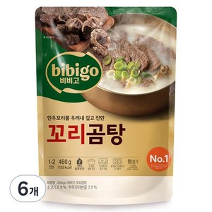 비비고 꼬리곰탕, 460g, 6개