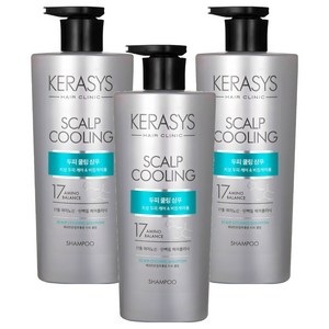 케라시스 두피 쿨링 단백질 샴푸, 750ml, 3개