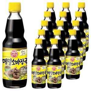 오뚜기 메밀소바장국 소스, 360ml, 15개