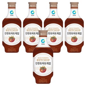 대상 청정원 진한케찹, 760g, 5개