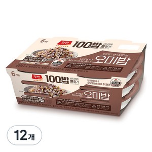 양반 100밥 오미밥, 130g, 12개