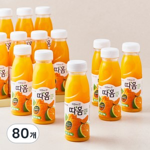 따옴 청귤 앤 한라봉 앤 천혜향 주스, 235ml, 80개
