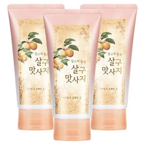 LG생활건강 살구 스크럽 앤 클렌징 폼, 120g, 3개