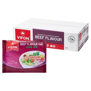 비폰 포보 베트남 쌀국수 즉석라면 소고기맛, 60g, 30개