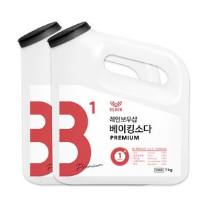 레인보우샵 B1 베이킹소다 프리미엄 왕톡톡이, 1kg, 2개