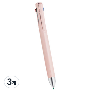 제브라 블렌 4 + S 펜 0.7mm, 쉘 핑크, 3개