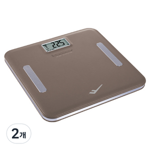 프로스펙스 체지방 체중계, 베이지, 2개