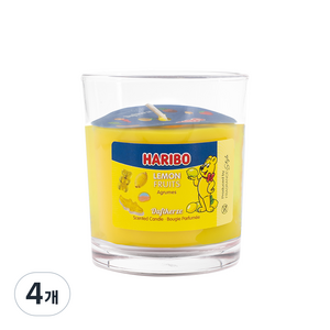 하리보 텀블러 캔들, 135g, 4개, 레몬프루츠