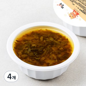 짱죽 한우사골된장국, 혼합맛(한우/사골), 170g, 4개
