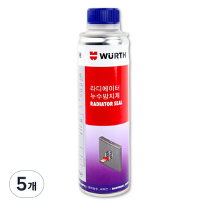 뷔르트 라디에이터 누수방지제 냉각수첨가제, 300ml, 5개