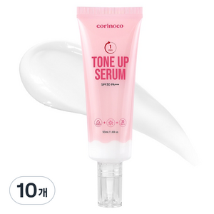 코링코 원미닛 촉촉 톤업 세럼 SPF30 PA+++, 50ml, 10개, 화이트