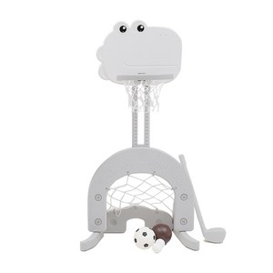 BeneBene 헬로 디노 3in1 멀티 농구대, White, 1세트