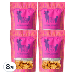 팩앤프라이드 강아지 동결건조 오리너겟, 오리가슴살, 99g, 8개