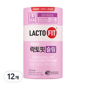 락토핏 슬림 유산균, 120g, 12개