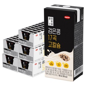 완전두유 검은콩 17곡 고칼슘, 190ml, 120개