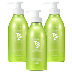 TS 올리브 단백질 헤어트리트먼트, 500ml, 3개