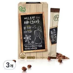 퍼스트빈 한미양행 테이크아웃 커피맛 14p, 3.3g, 14개입, 3개