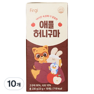 퍼기 애플 허니구마 아기 과자 10p, 애플 고구마, 230g, 10개