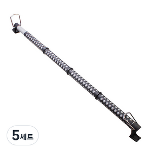 카템 봉타입 차량용 옷걸이 CT017, 5세트, 혼합색상
