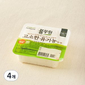풀무원 고소한 유기농 두부 찌개용, 290g, 4개