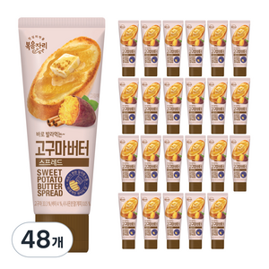 복음자리 바로 발라먹는고구마 버터 스프레드, 100g, 48개