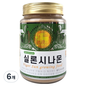 랑카스 골드 실론 시나몬 가루, 200g, 6개