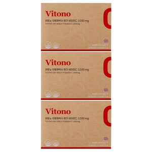 비토노 이왕재박사 메가 비타민C 3000mg, 3개, 270g