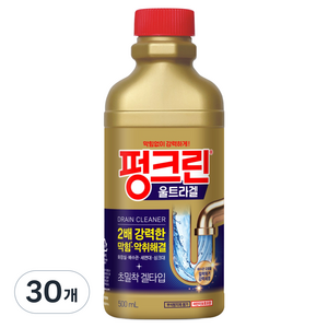 펑크린 울트라겔 배수관 세정제, 500ml, 30개